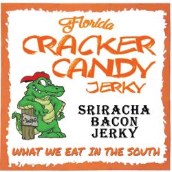 Sriracha Bacon Jerky Label